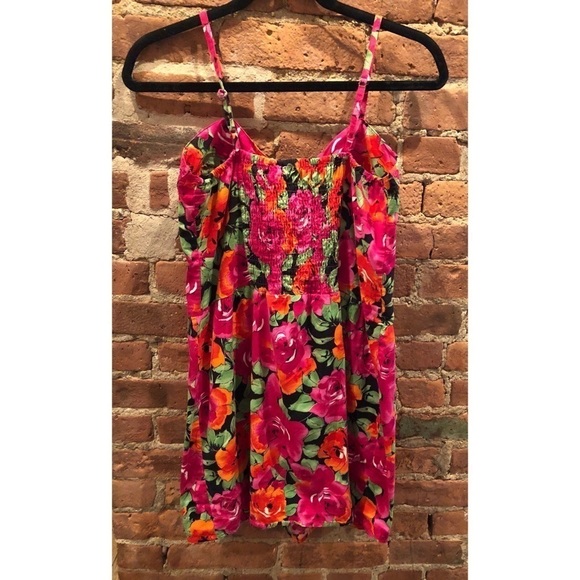 𝅺FLORAL Corseted Dress With Front Zipper - Picture 3 of 4